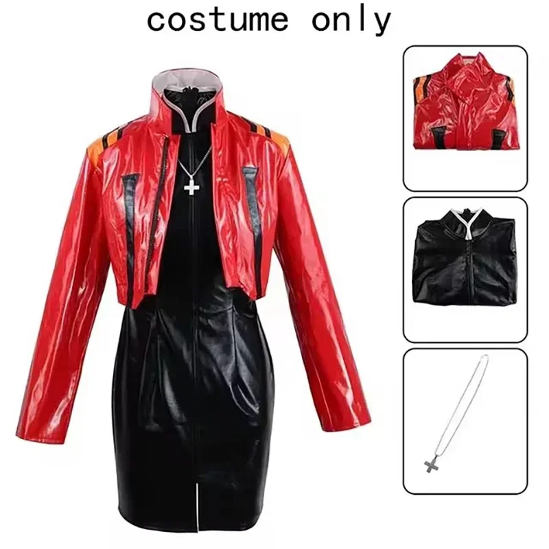 أزياء أنيمي كاتسوراجي ميساتو التأثيرية، فيستي روج، رداء، بيروكي، الزي الرسمي، فيت دي الهالوين