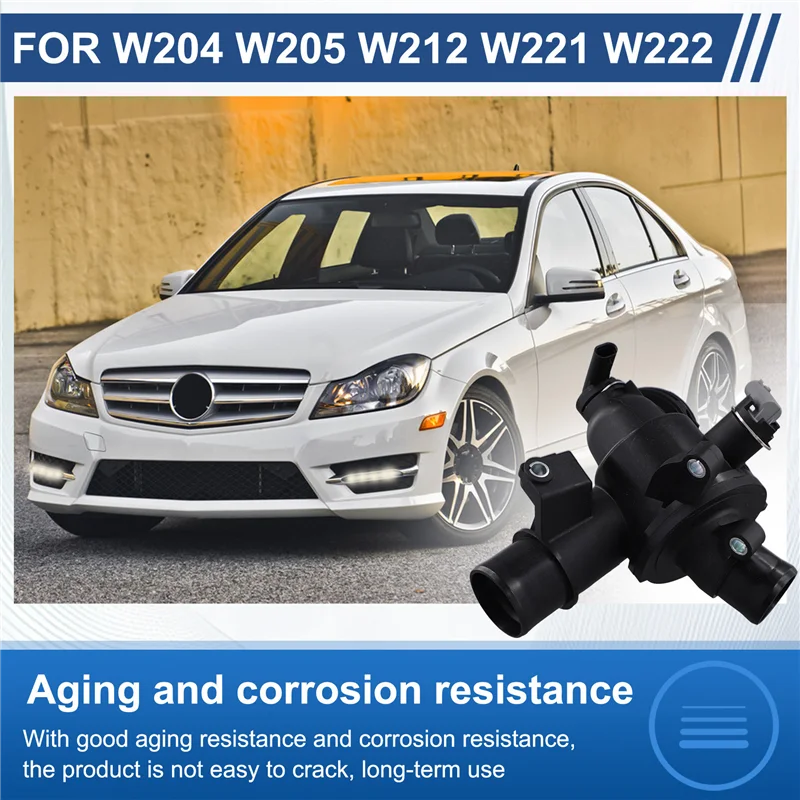 

NEW Engine Coolant Thermostat Housing For Sprinter W204 W205 W212 W221 W222 A6512002800 6512002800