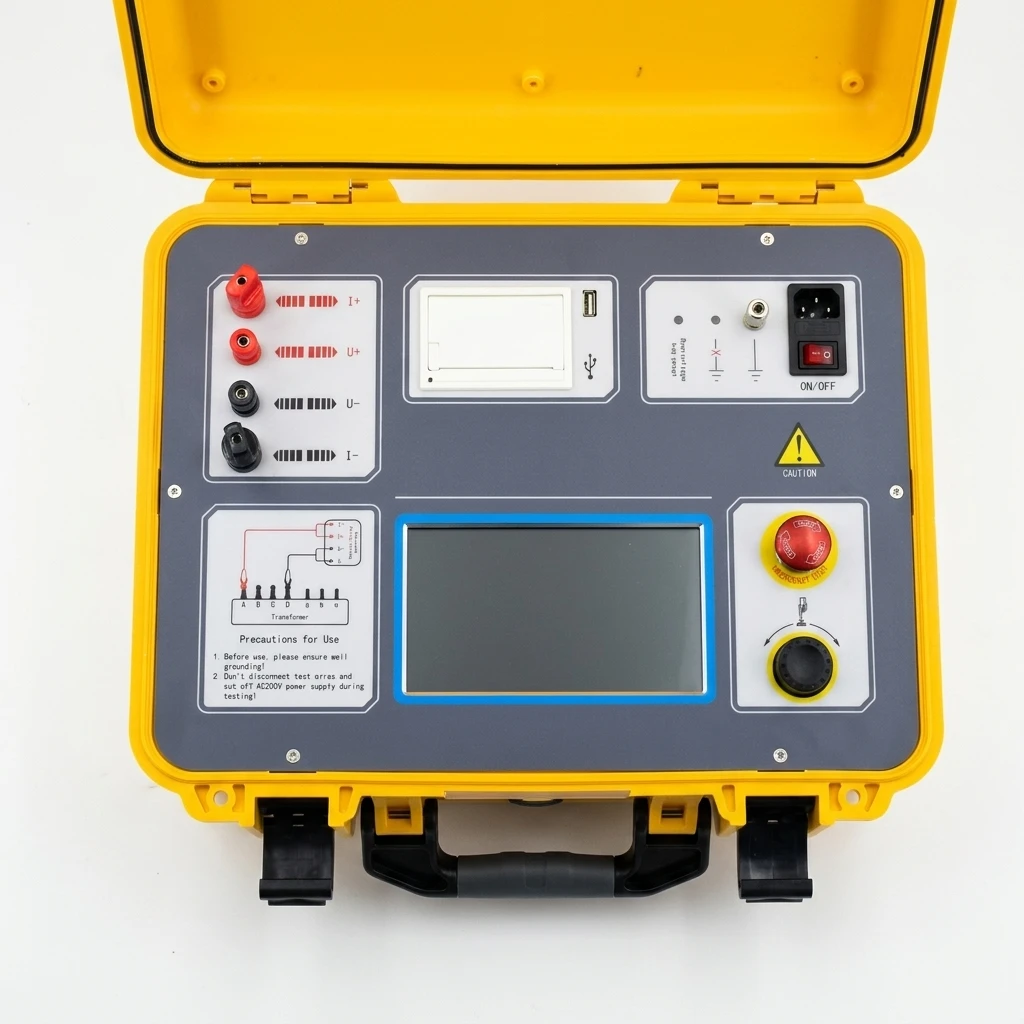 VLUUKE VK8120A High Accuracy 0.2 IP67 Protection Transformer DC Resistance Tester Neutral Single Phase 1 Year Warranty