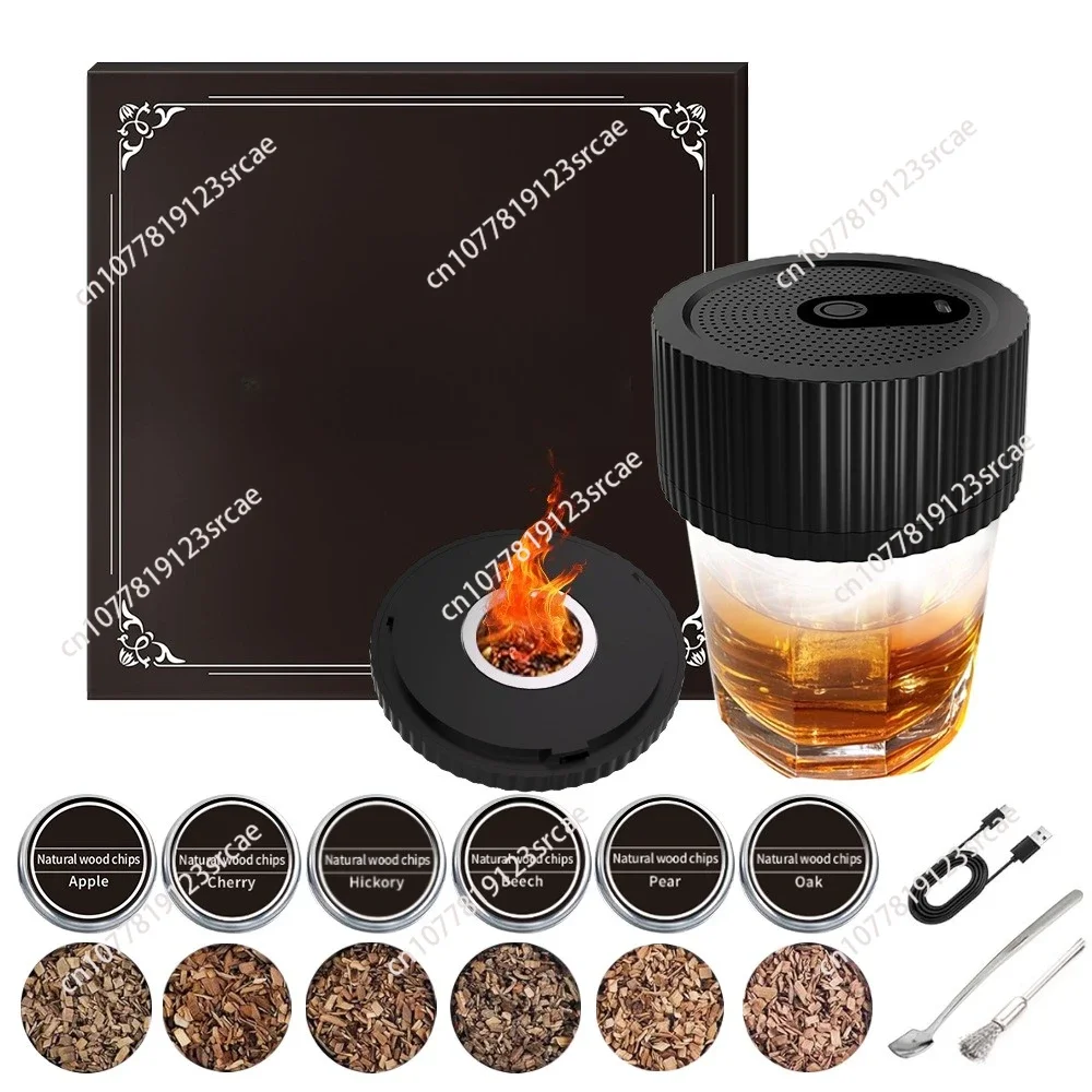 

Electric Cocktail Smoker SMOKPUB Smoker Set Whiskey Cocktail Fragrance Enhancer