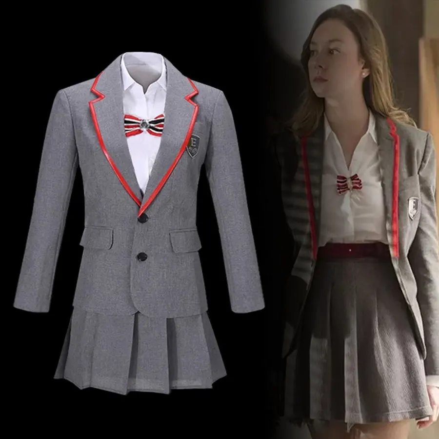 Élite Season Elite Season Omar Cosplay Costume Men Women Suits School uniform St. Weida British Style JK Dress