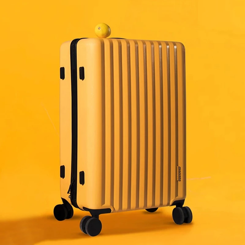 

Trolley Luggage 20-28 Inches Silent Combination Lock Suitcase Large Capacity Travel Suitcase for Male and Female Cabin Luggage