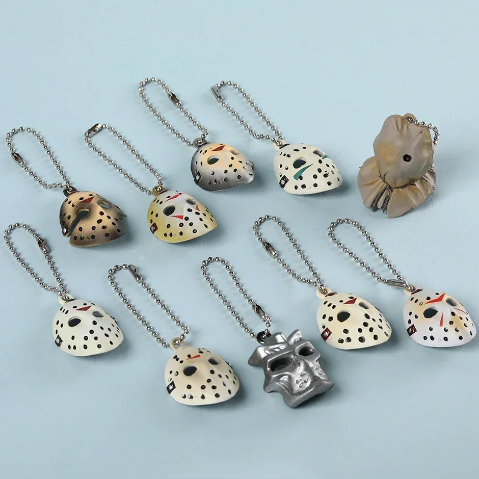 10 قطعة/المجموعة جيسون الرعب أقنعة البسيطة PVC أرقام عيد الميلاد هدية عيد ميلاد اللعب #3