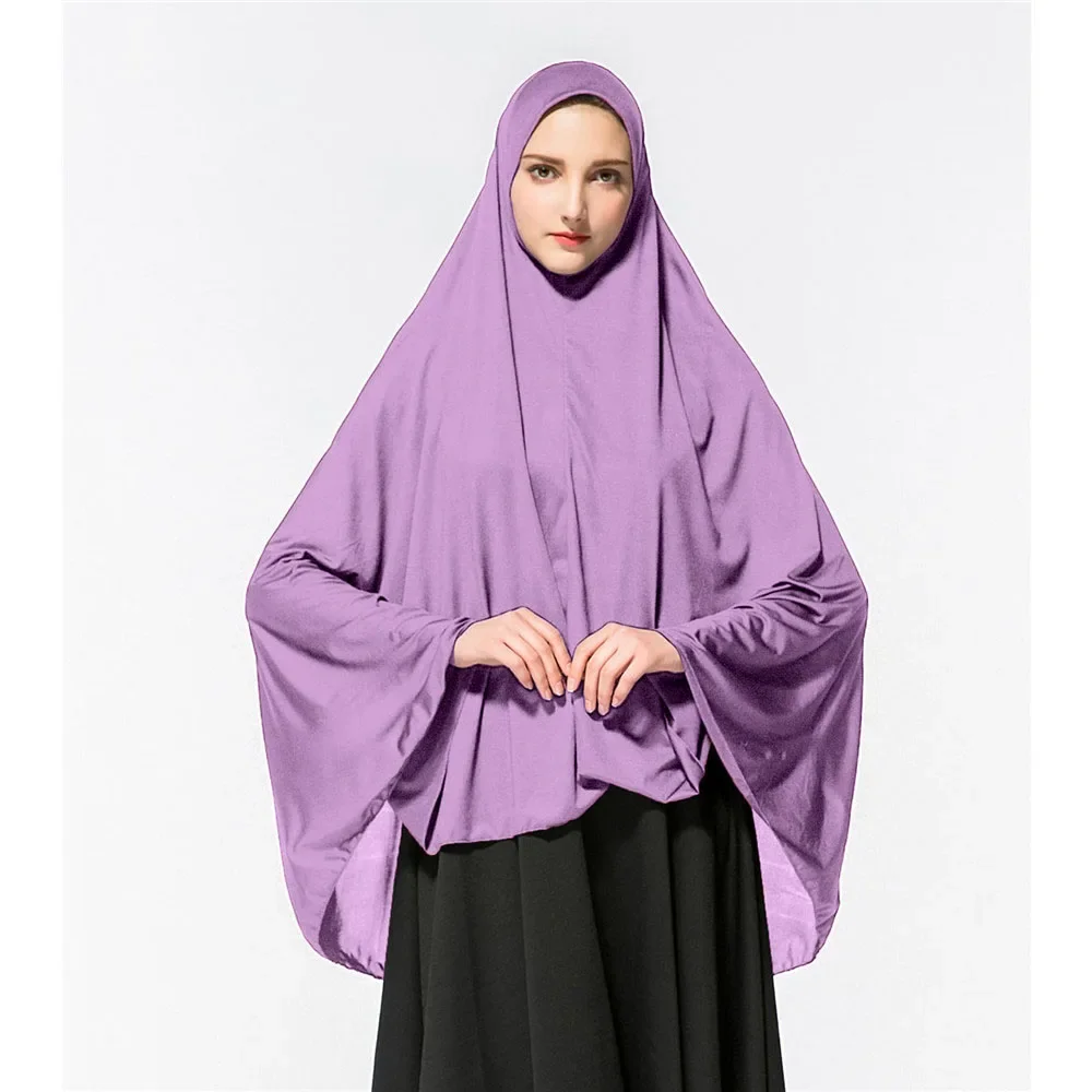 Bufanda larga Khimar musulmana para mujer, Niqab, Amira, prenda de oración islámica, Ramadán Eid, chales de cobertura completa, pañuelo para la cabeza, ropa