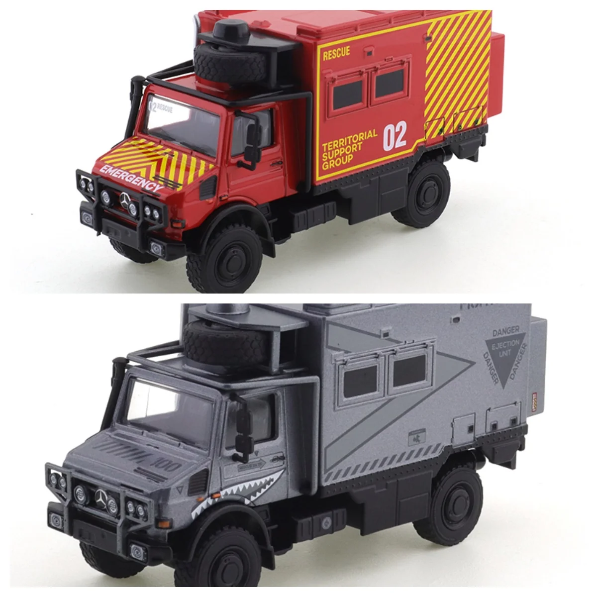 

XCarToys 1/64 ARMADDILLO Crawler Unimog U4000 Внедорожник с большим ковшом, литая модель автомобиля, коллекционная серия