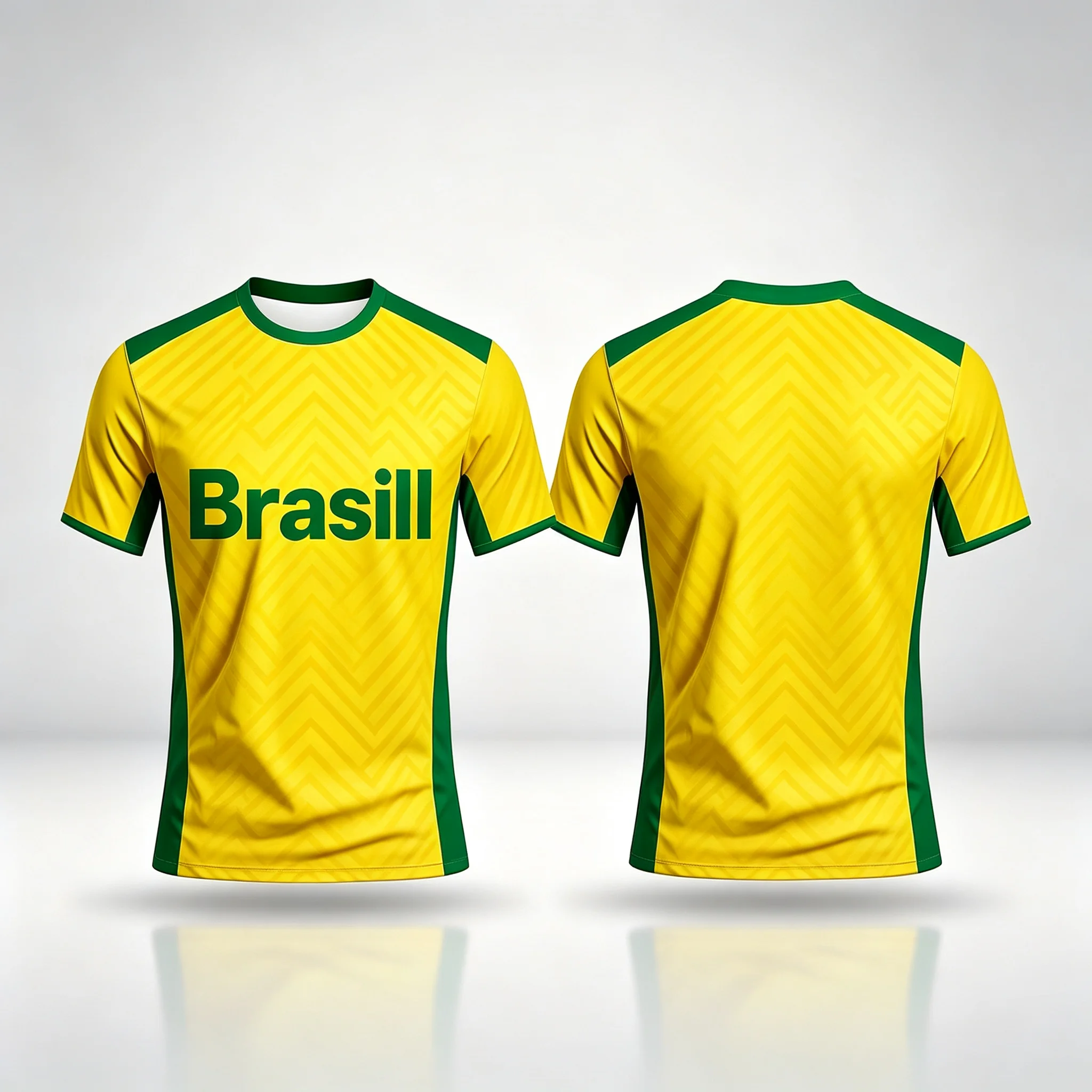 Brasill Letter Print Brazil National Team Fan Jersey, Multi‑color Quick‑dry Tee For Football Training & Outdoor Travel