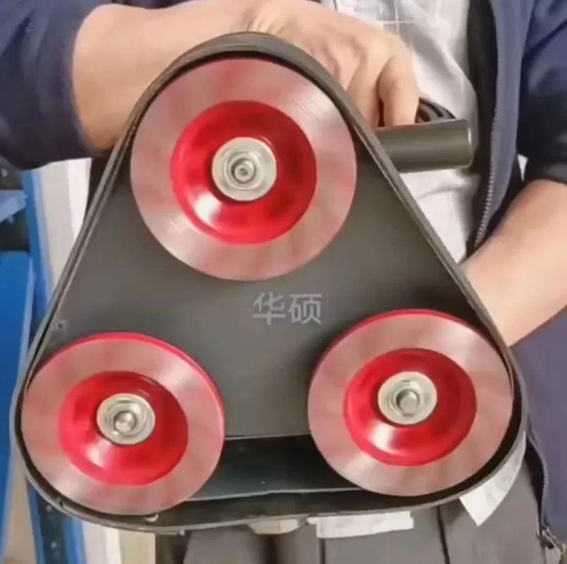 

New Three-Head Ground Grinding Machine - Professional Sander for Surface Finishing