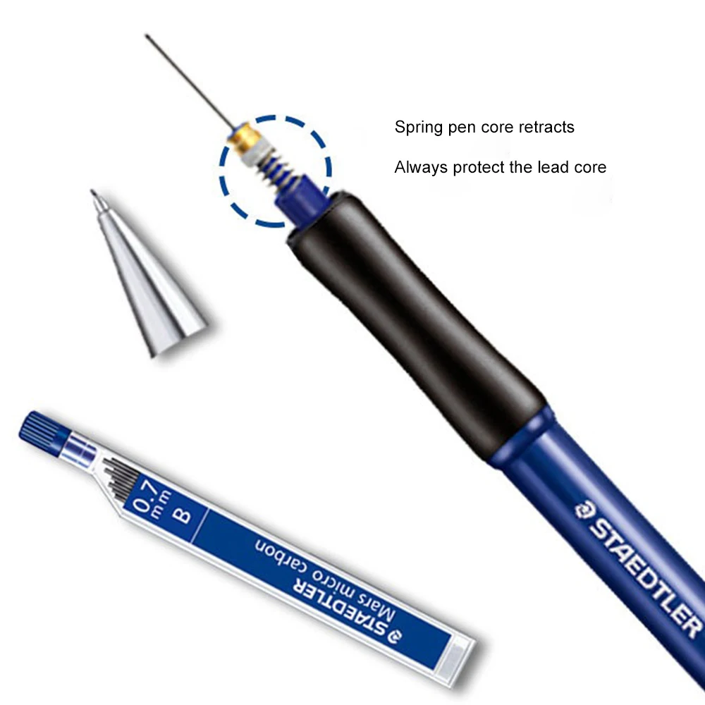 German STAEDTLER Mechanical Pencil 779 Activity Pencil 0.5/0.7mm Drawing Continuous Core Metal Pen Tip School Supplies