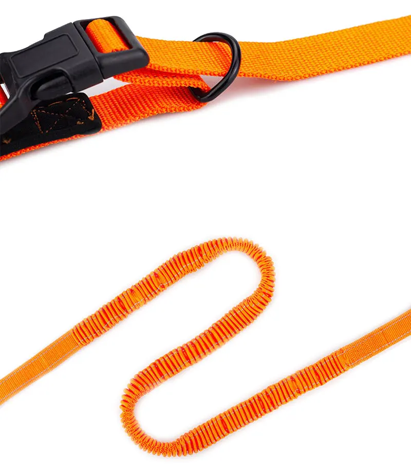 Freihändige Hundeleine für Spaziergänge mit Haustieren, Reflektierende Leine mit Hüftgurt, Brustgurt, Zugseil, Hundezubehör – Detail 5