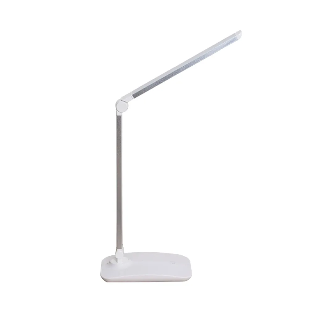 Metal Cooling LED Desk Lamp Control Adjustable Brightness USB Charging Office Reading Lamp Ultra Slim Aluminum