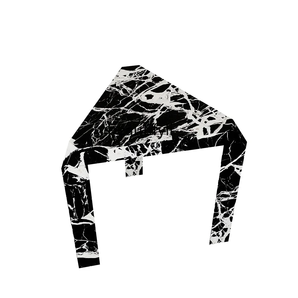 

Ретро треугольник из натурального мрамора, несколько высококачественных дизайнов, мягкое украшение для гостиной, спальни, отеля B & B Y16