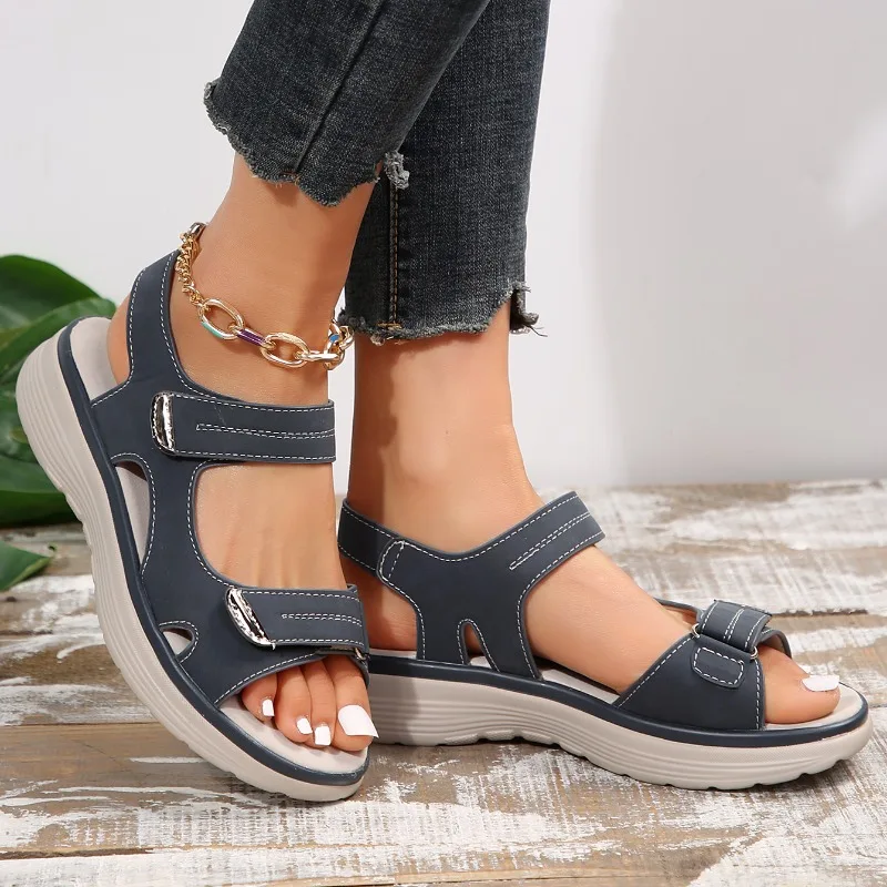 Female Shoes on Sale 2024 Summer Non-slip Thick Sole Women's Casual Sandals Lightweight and Comfortable Ladies Sports Sandals