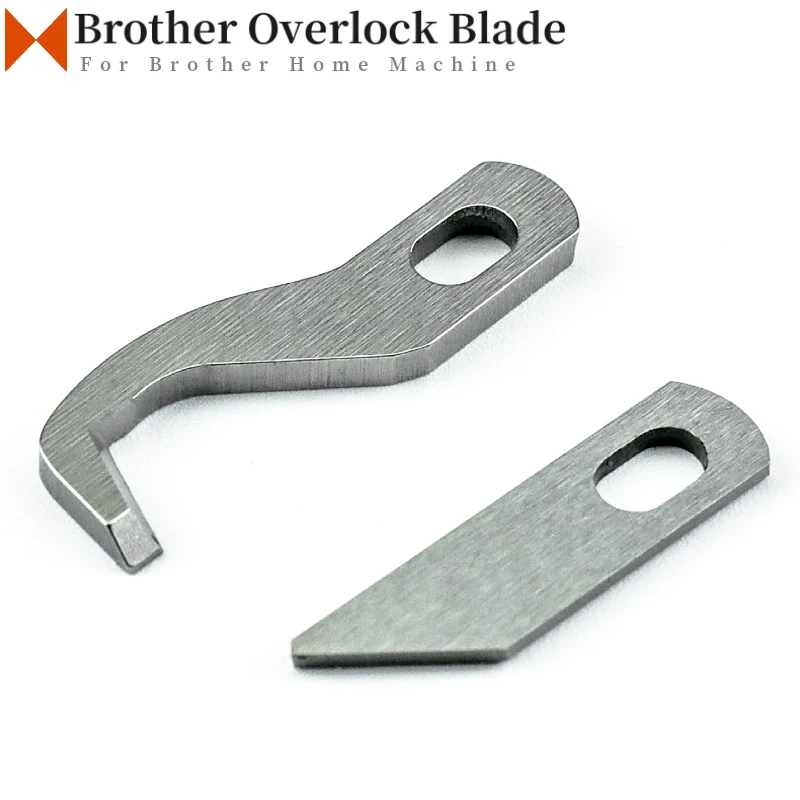 XB1687-001 + XB1459-001 Upper and Lower Blade Fit Brother 2104D, 3034D,3234DT, M343D,755D,4234D,5100D Household Overlock Machine