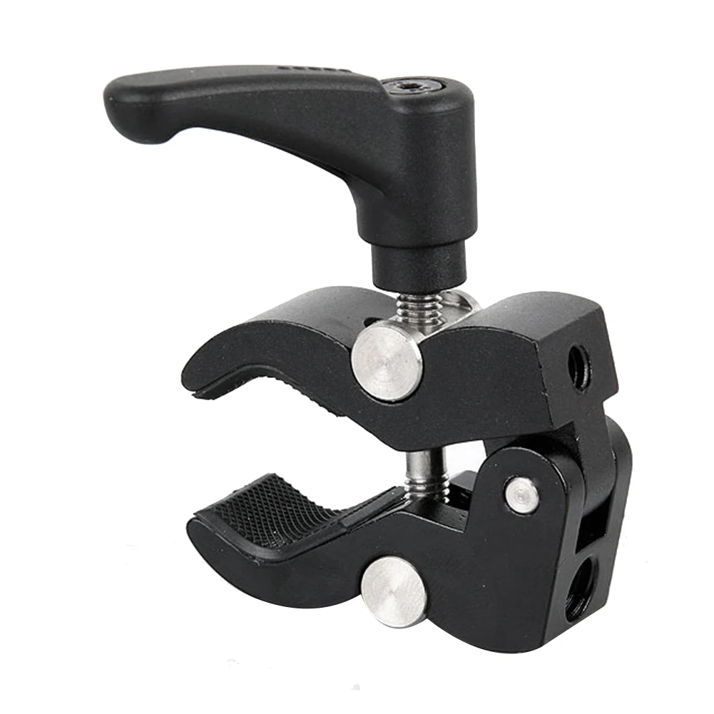 AC57-1/4Inch & 3/8Inch Thread Crab Pliers Clamp For DSLR Camera Photo Studio Accessory
