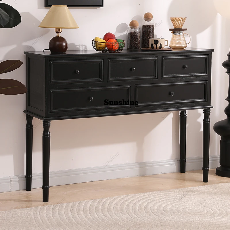 

Unique Rustic Console Table Industrial Storage Retro French Console Table Aesthetic Trendy Tavolo Consolle Room Furniture