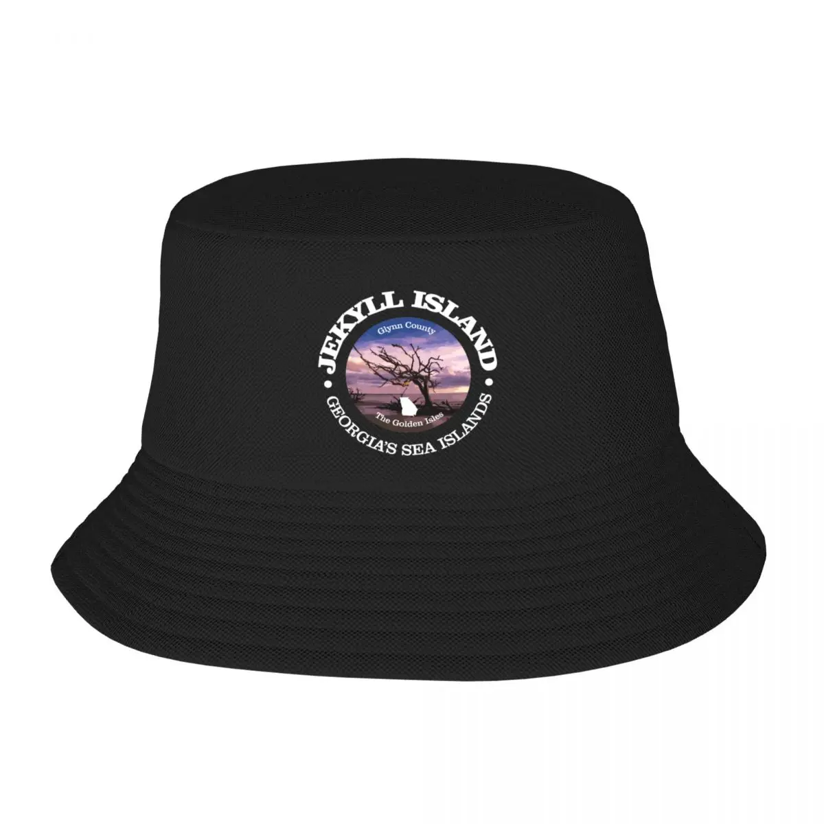 Jekyll Island (B) Bucket Hat sun hat foam party Hat party dad Girl'S Hats Men's