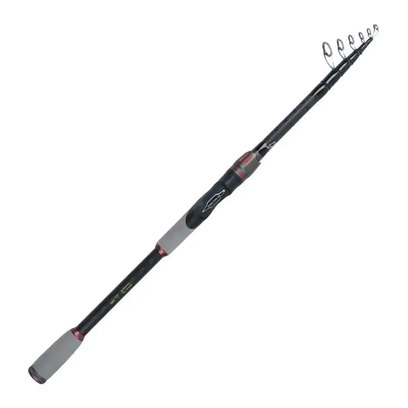 

Retractable Fishing Rod Extendable Fishing Pole Portable With Sensitive Ceramic Guide Rings Lightweight Carbon Travel Fishing