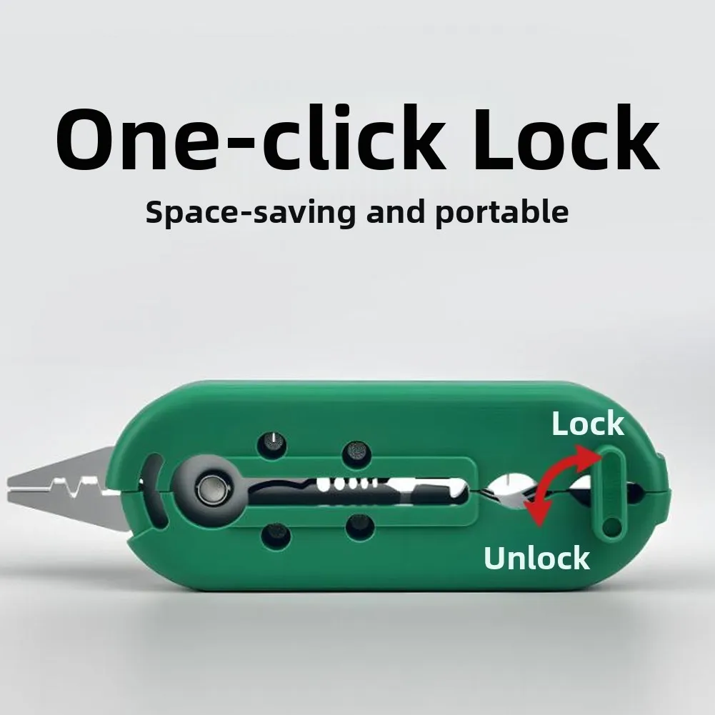 Ściągacz izolacji, obcinak do kabli, zaciskarka do kabli, narzędzie do elektryki, mini ręczny ściągacz izolacji, wielofunkcyjne szczypce do ściągania izolacji z kabli.