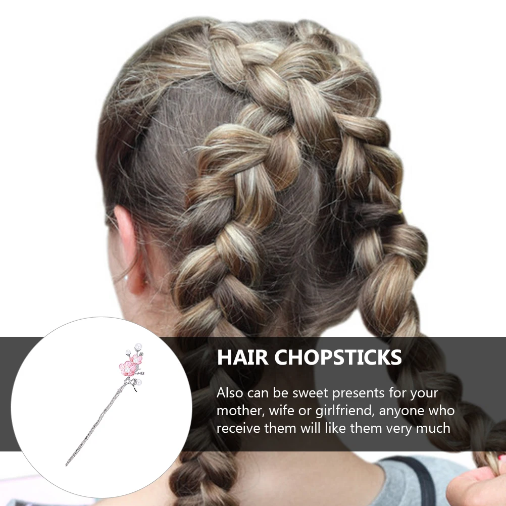 

3pcs Vintage Blossom Pearl Hairpins Hair Chopsticks Elegant Retro Style Hair Sticks For Wedding Banquet Party Daily Wear Cosplay