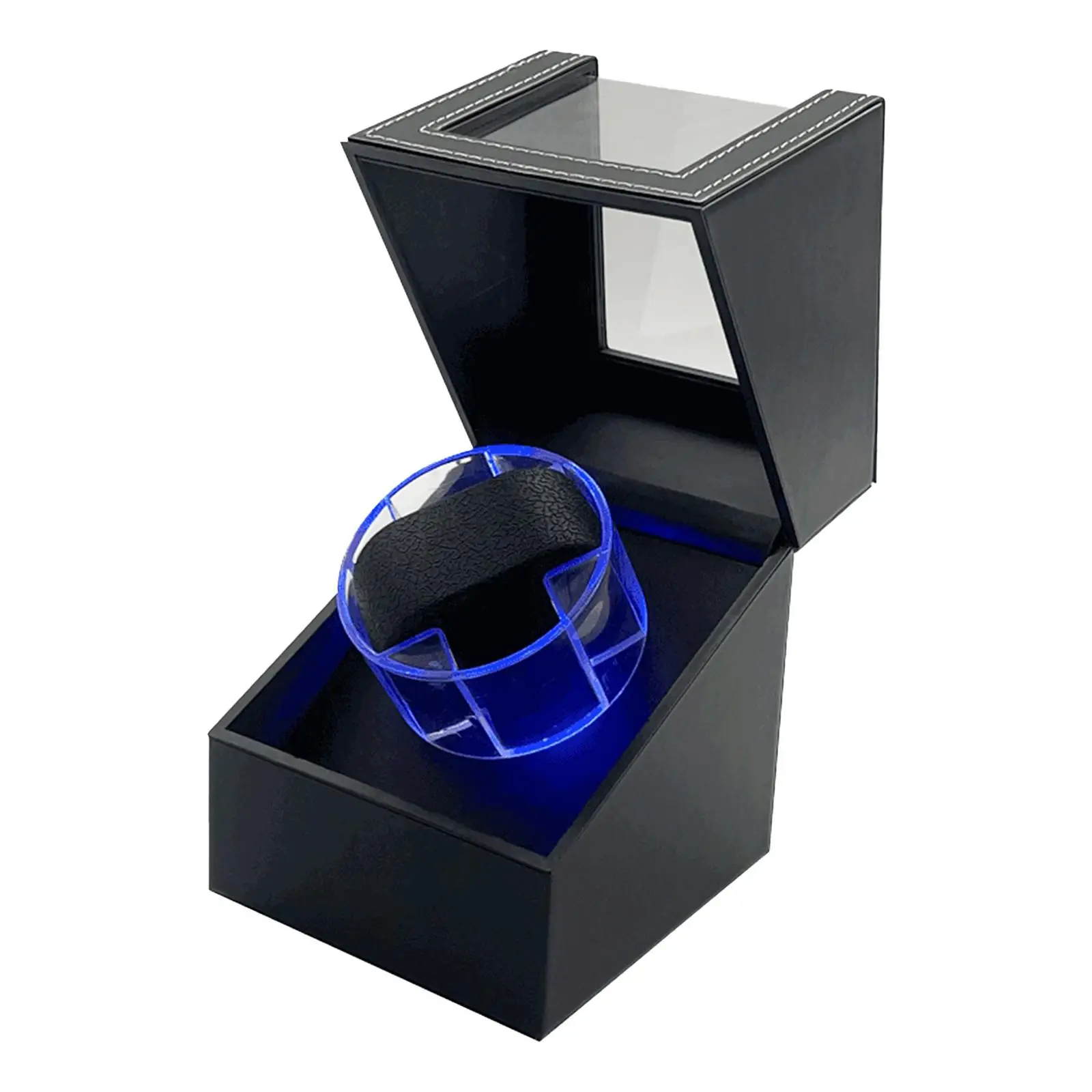 Automatic Watch Winder Collector Display Box with Quiet Motor USB Powered for Holiday Gifts