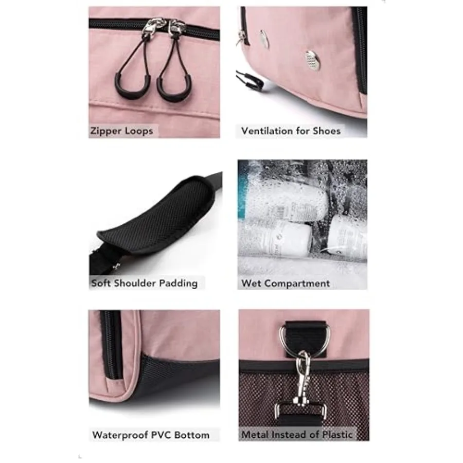 ® Gym Bag for Men and Women with Shoe and Wet Compartment - Duffle Bag for Travel, Sports, Fitness and Workout view 2