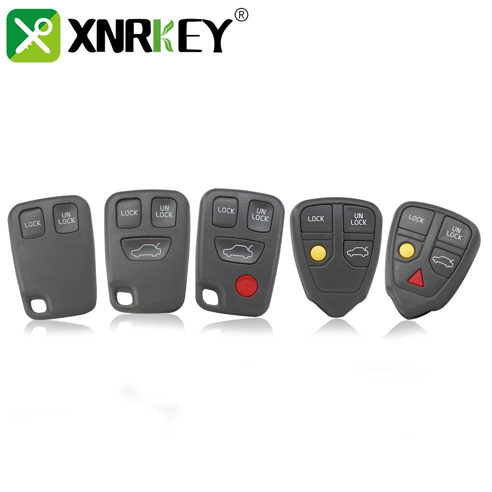 

XRNKEY For VOLVO S40 S60 S70 S80 S90 V40 V70 V90 XC70 2/3/4/5 Buttons Replacement Remote Car Key Cover Car