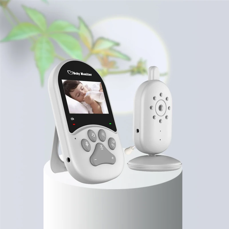 2.4 Inch Video Baby Monitor Two-Way Talkback Temperature Monitoring Auto Night Vision Security Camera Newborns Nanny Babysitter