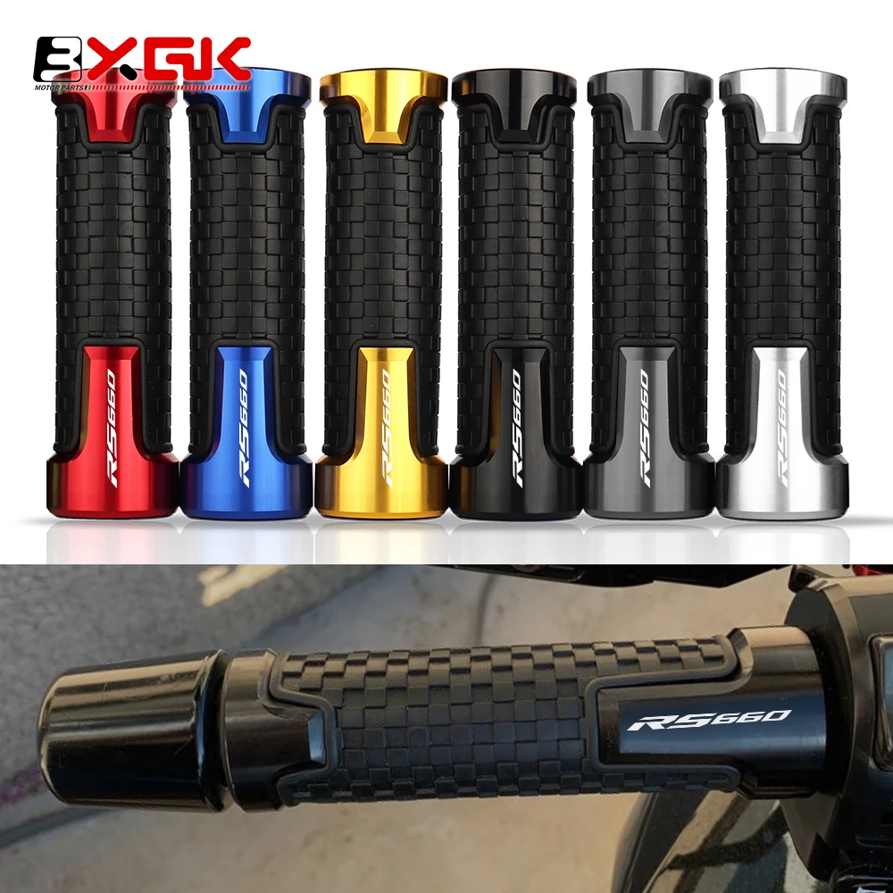 

NEW For Aprilia RS660 Tuono 660 2020-2025 2024 2023 2022 7/8'' 22mm Motorcycle Handlebar Grips Handle Grip Protector Handle Bar