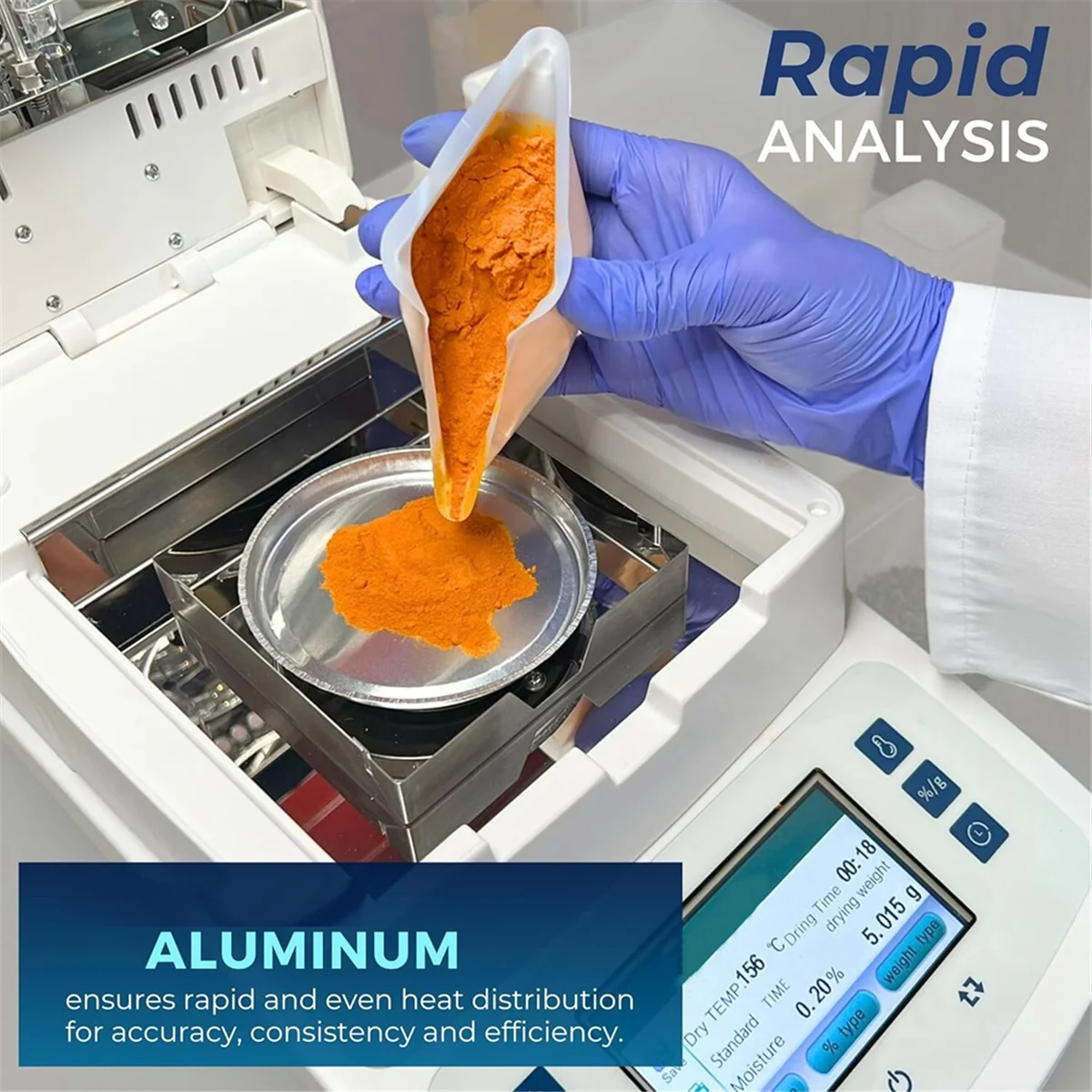 

SUPER HOT Алюминиевые кастрюли для образцов для анализатора влаги 50 упаковок 90 мм