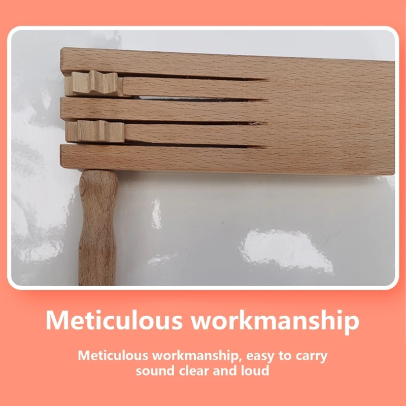 Description Picture 4 of itemCastanets Toy Mexicans Matraca Kids Percussion Ratchet Noise Makers