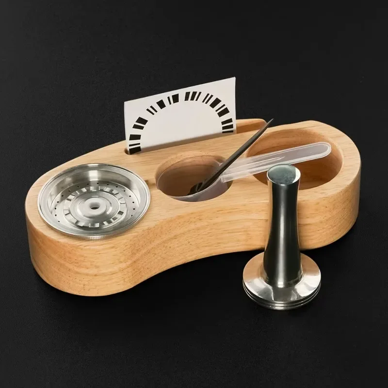 Hot Selling Wood Coffee Capsules Filling Rack Refillable Pod Compatible