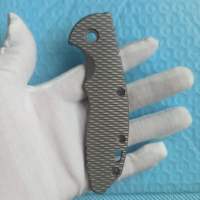 1 Pc Replacement Custom Titanium Alloy Knife Handle Scales for Rick Hinderer XM18 3.5 Knives