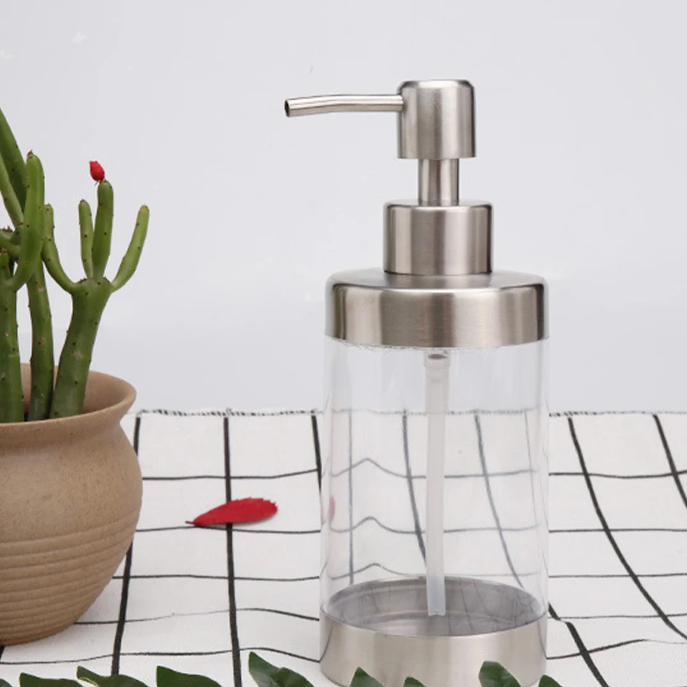 

2pcs Soap Dispenser Reusable Toiletries Container Transparent Refillable Shampoo Bottle Lotion Pump Travel Size Eco Friendly