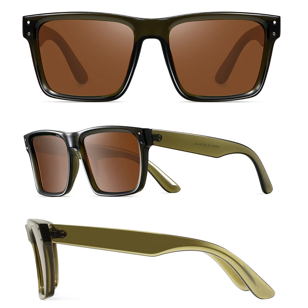 CRIXALIS Vollformat-Sonnenbrille für Herren, formelle Anlässe und Alltag, Angeln, Golf, Laufen, Outdoor-Brille, entspiegelt, UV400 – Detail 5