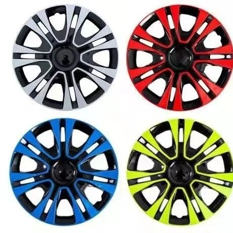 Universal 12 13 14 15 Inch Wheel Hub Caps, 4Pcs Steel Rim Cover Decoration, Car Tire Hubcap Protector Shell for Most Vehicles