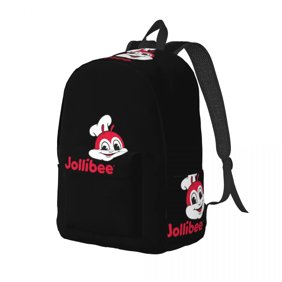 

Retro Jollibee Backpack Daypack Large Capacity Children BookBag School Bag Shoulder Bags for Men Women