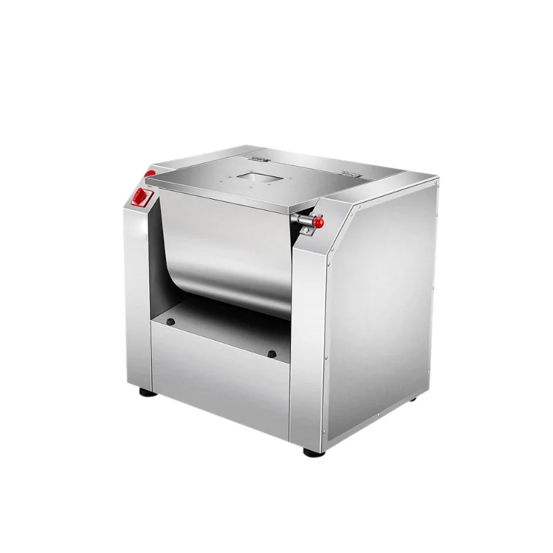 

C-type dough mixer 7-50kg commercial horizontal dough kneader 304 stainless steel large flour mixer