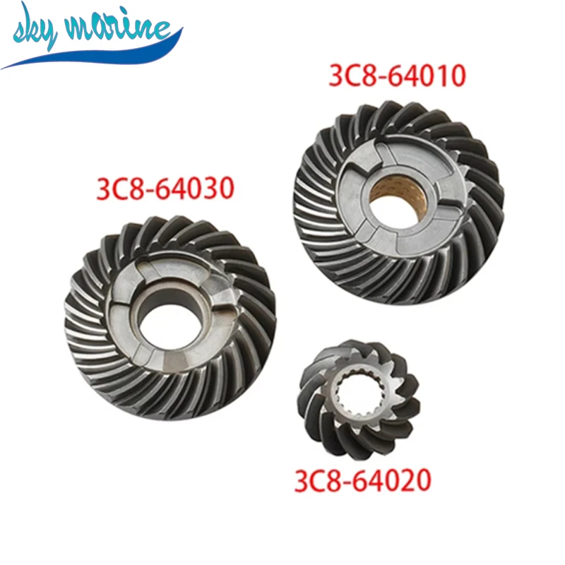 3C8 Gear Kit For TOHATSU NISSAN Engine 4T 40HP 50HP NSD40A NSD50B Forward 3C8-64010-1 Pinion 3C8-64020-1 Reverse 3C8-64030-1