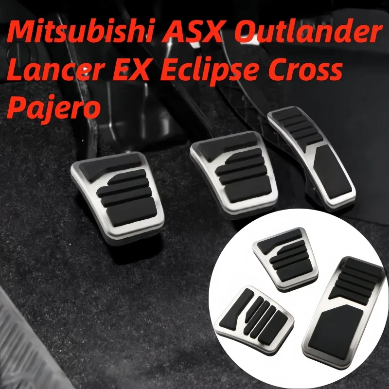 

Stainless Steel Car AT MT Pedal Pad Cover for Mitsubishi ASX Outlander Lancer EX Eclipse Cross Pajero Gas Brake Pedal Cover
