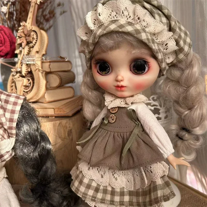 مجموعة Vintage Mori Rustic مجموعة إكسسوارات دمى لطيفة وأنيقة لـ Blythe وOB22 وOB24