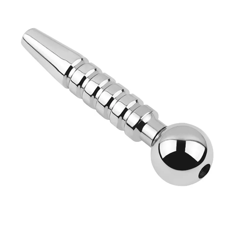 New Stainless Steel Short Urethral Plug Dilator Penis Sounds Masturbators Sex Toys For Men Urethral Stimulator Hollow Penis Plug