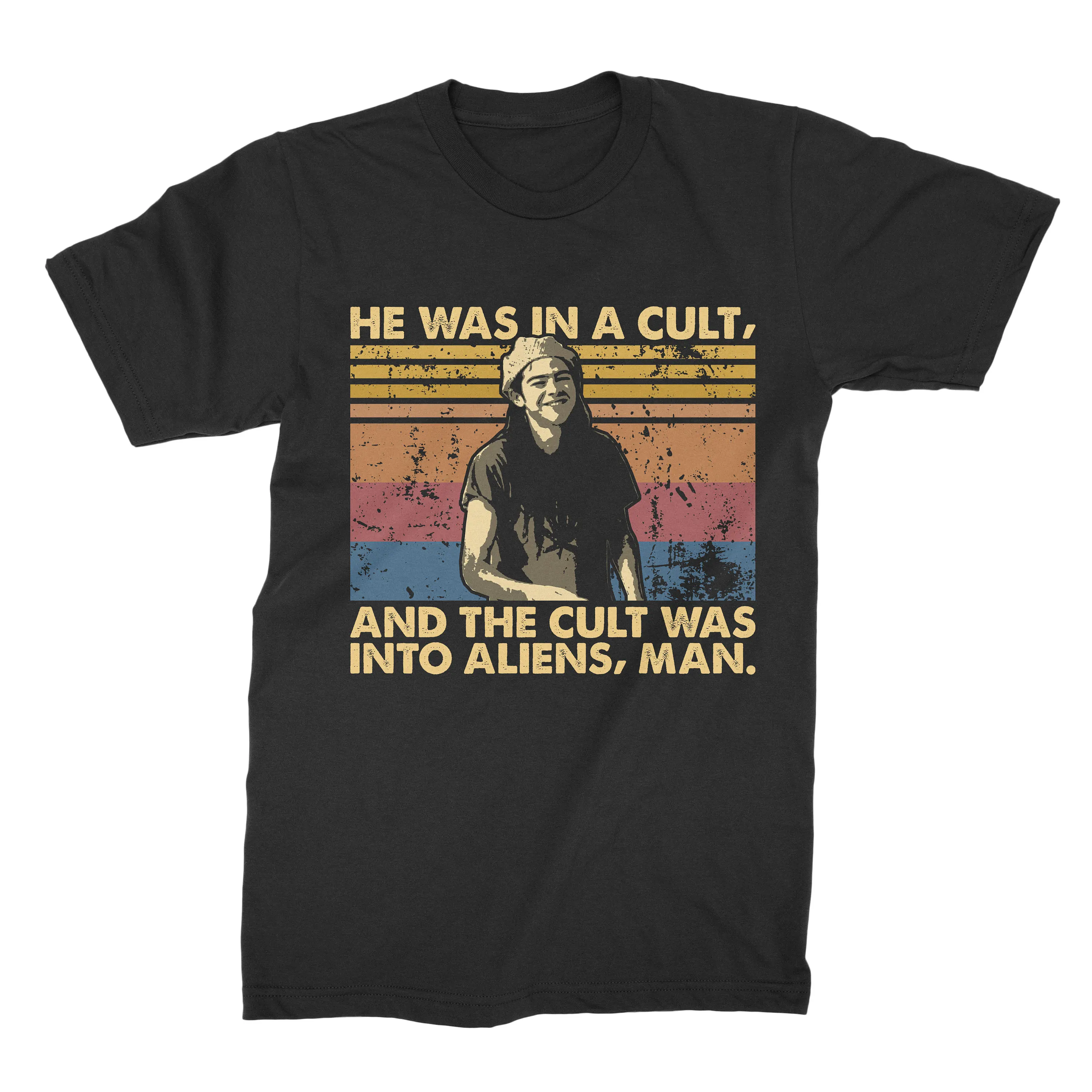 He Was in a Cult and The Into Aliens Man Vintage Retro T Shirt SweaT