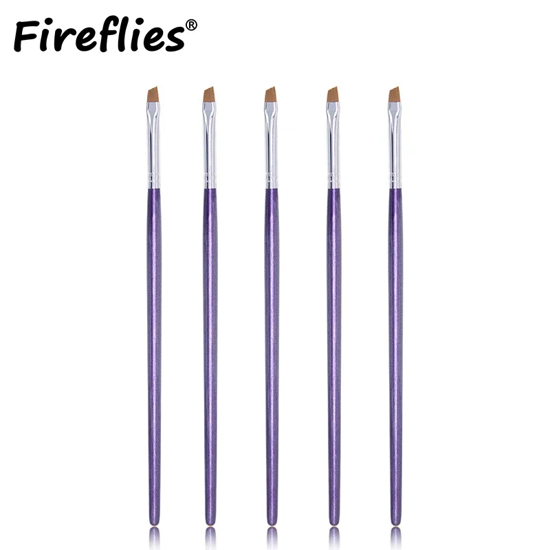 2/5/10PCS Upgrade Blade Eyeliner Brush Ultra Thin Flat Fine Eye Liner Makeup Brushes Flat Eyeliner Brush Eyebrow Make Up Tool