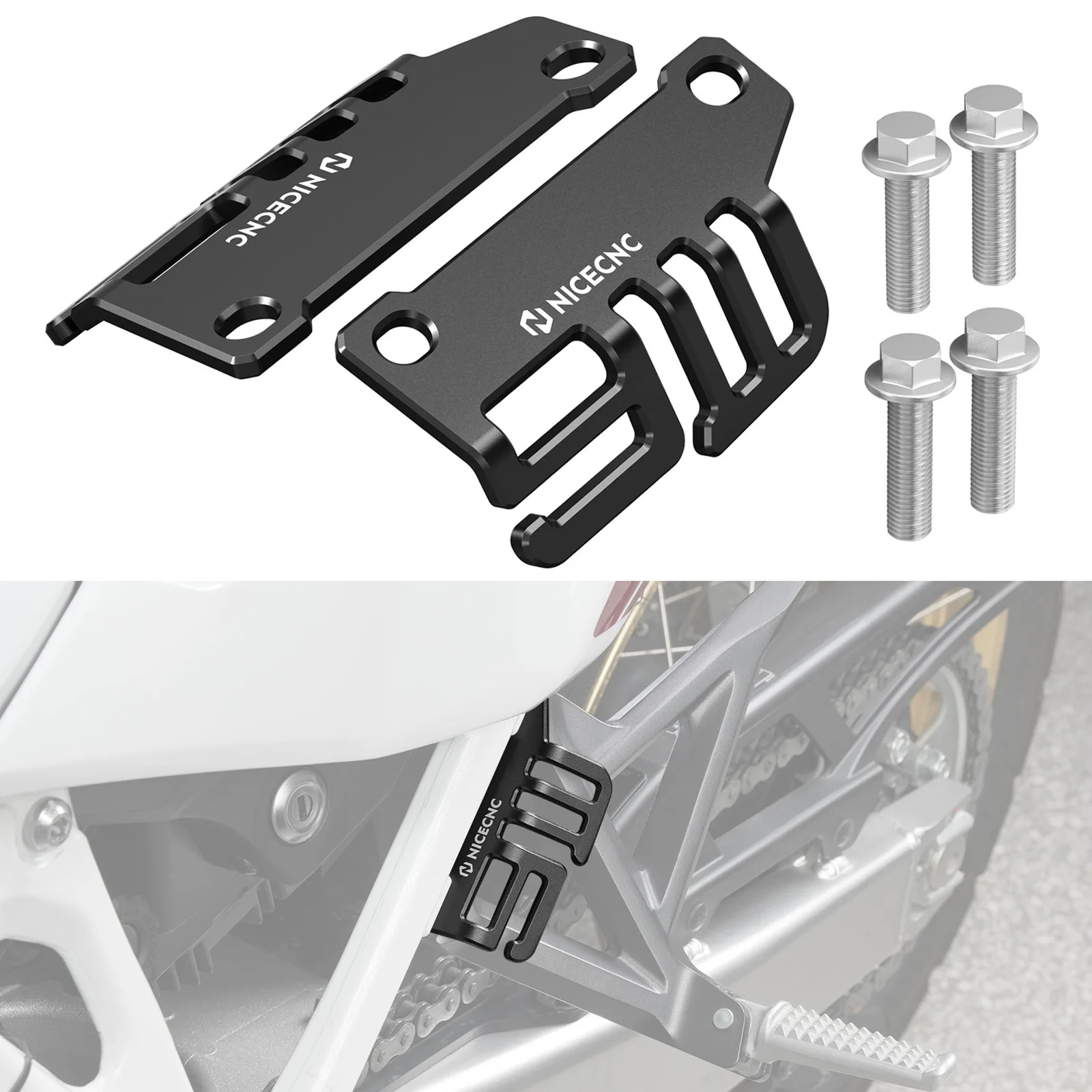 

Motorcycle Rackless Bags Tie Down Bracket Hooks for Honda CRF1100L Africa Twin Adventure Sports 20 2021 2022 2023 2024 2025 2026