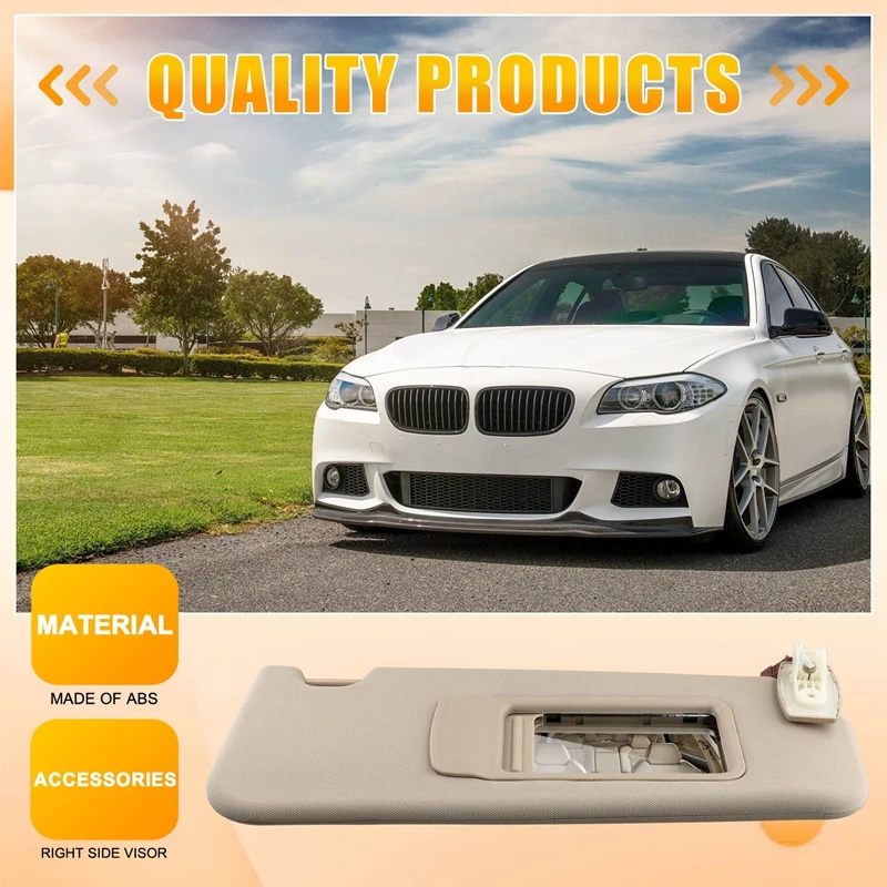 

Бежевые автомобильные боковые солнцезащитные козырьки для BMW 5-SERIES F10 F11 F18 2011-2015 гг.