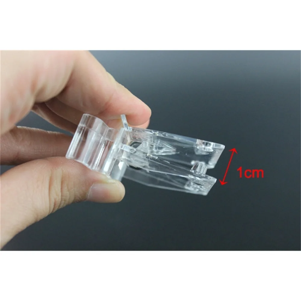 Shelf Channel Pop Clips Plastic Data Strip Sign Promotional Card Holder Price Tag Display Rack Talker Store Aisle Advertising