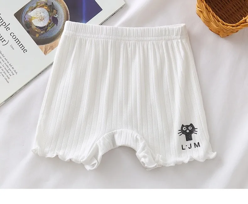 Algodão meninas calças de segurança crianças calças curtas roupa interior crianças verão shorts cuecas para 2-9years idade