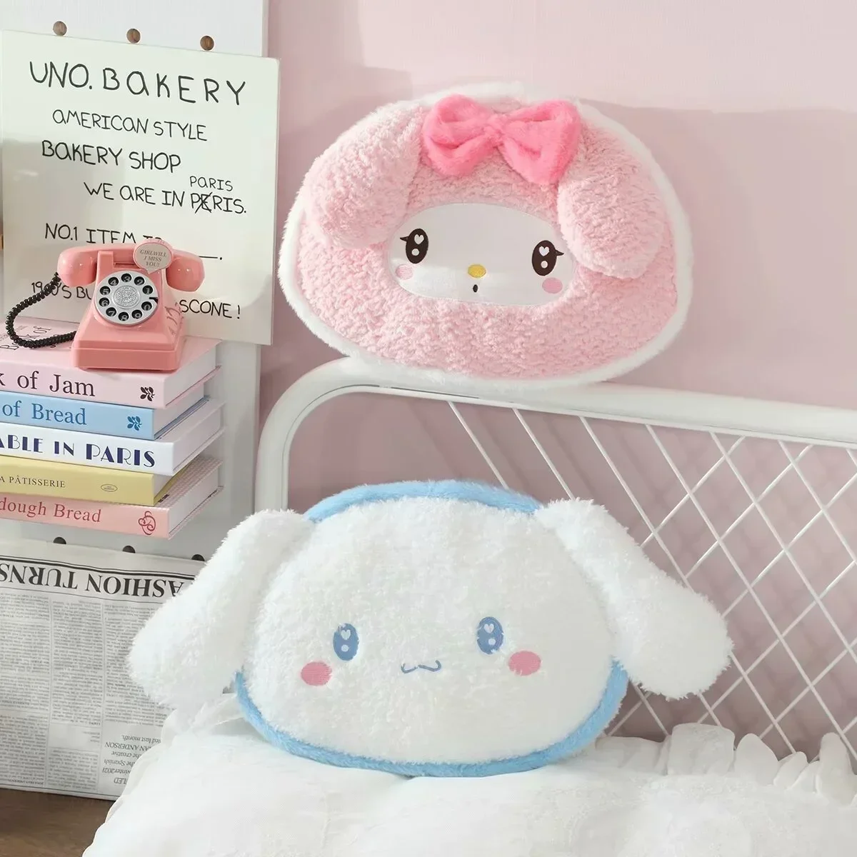 لطيف لينة جدا ألعاب من نسيج مخملي كورومي مرحبا كيتي بلدي ميلودي بلوشيز محشوة الكرتون رمي وسادة أريكة سرير ديكور المنزل هدية عيد الميلاد فتاة #4