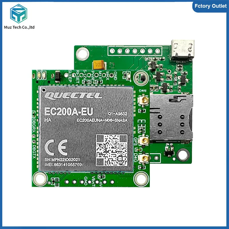 Quectel EC200AEUHA Core Board LTE CAT4 Module Development Kit with FPC Antenna for Europe/Middle East/Africa/Korea/Thailand