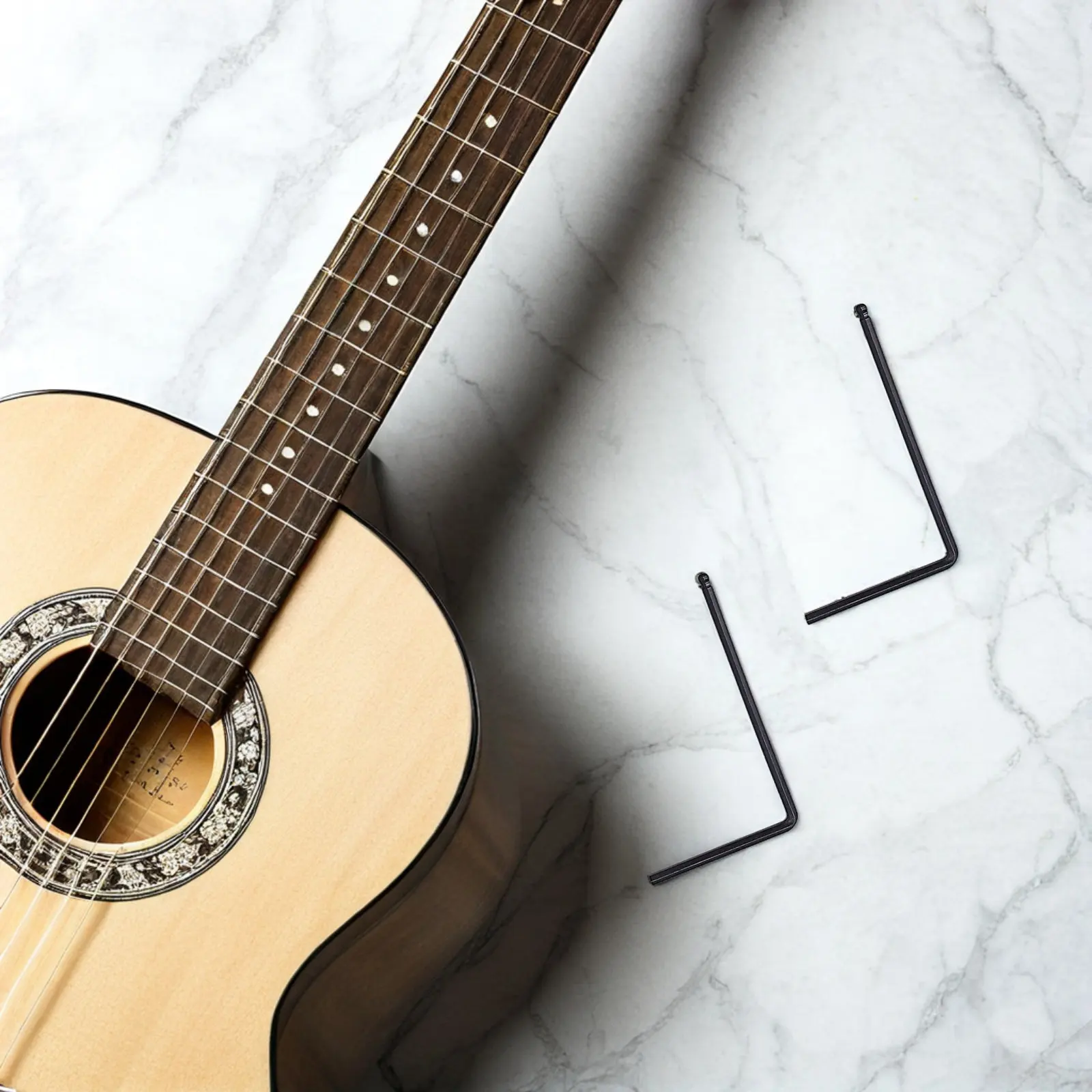 Juego de 4 Llaves para Ajustar el Truss Rod de Guitarra, Metálicas, de 4 mm y 5 mm, para Guitarras Acústicas y Eléctricas, Kit de Herramientas Profesional para Mantenimiento y Reparación de Guitarras